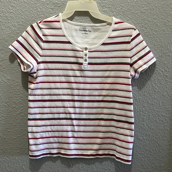 Lot of 2 Croft & Barrow SS tops size Large - Picture 3 of 6